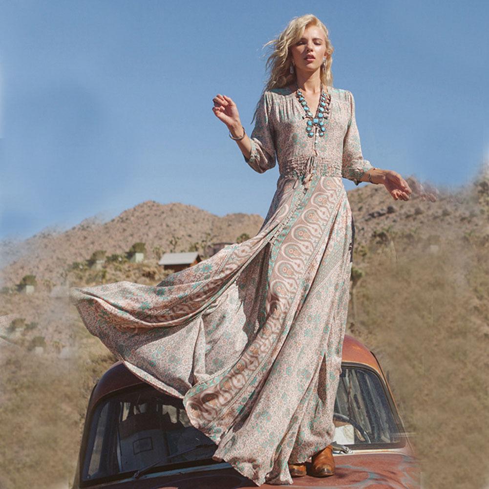 Modachic - Maxikleid im Boho-Country-Stil