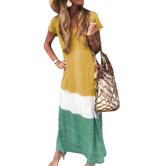 Ethno - Casual maxikleid Boho-stil