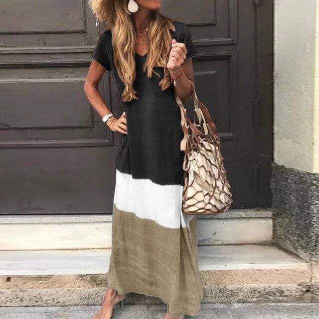 Ethno - Casual maxikleid Boho-stil
