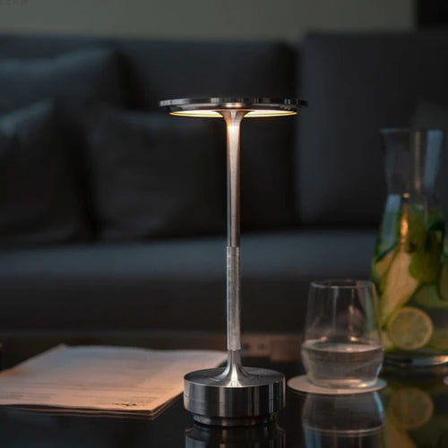 LuminaLux | Kabellose Designlampe | USB aufladbar | Touch-Bedienung | Tischlampe | Stimmungsbeleuchtung